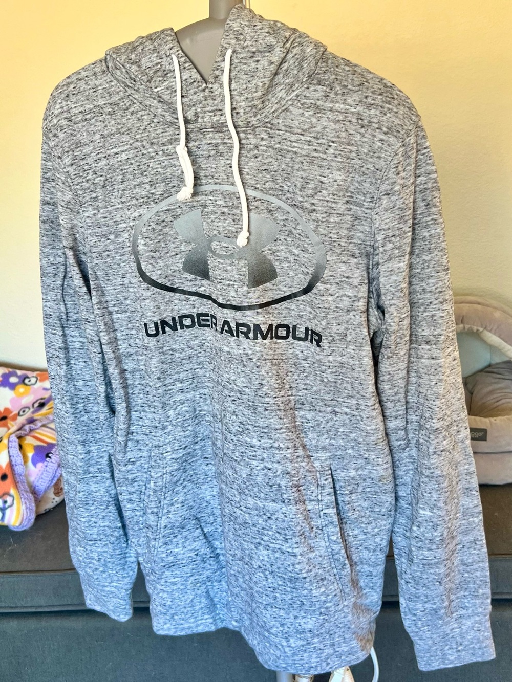 Under Armour Women’s Heather Gray Hoodie with Logo